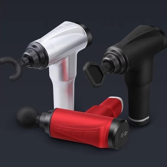 Deep Tissue Massage Gun 32 Speed Percussion Muscle Massager 5 Heads Quiet
