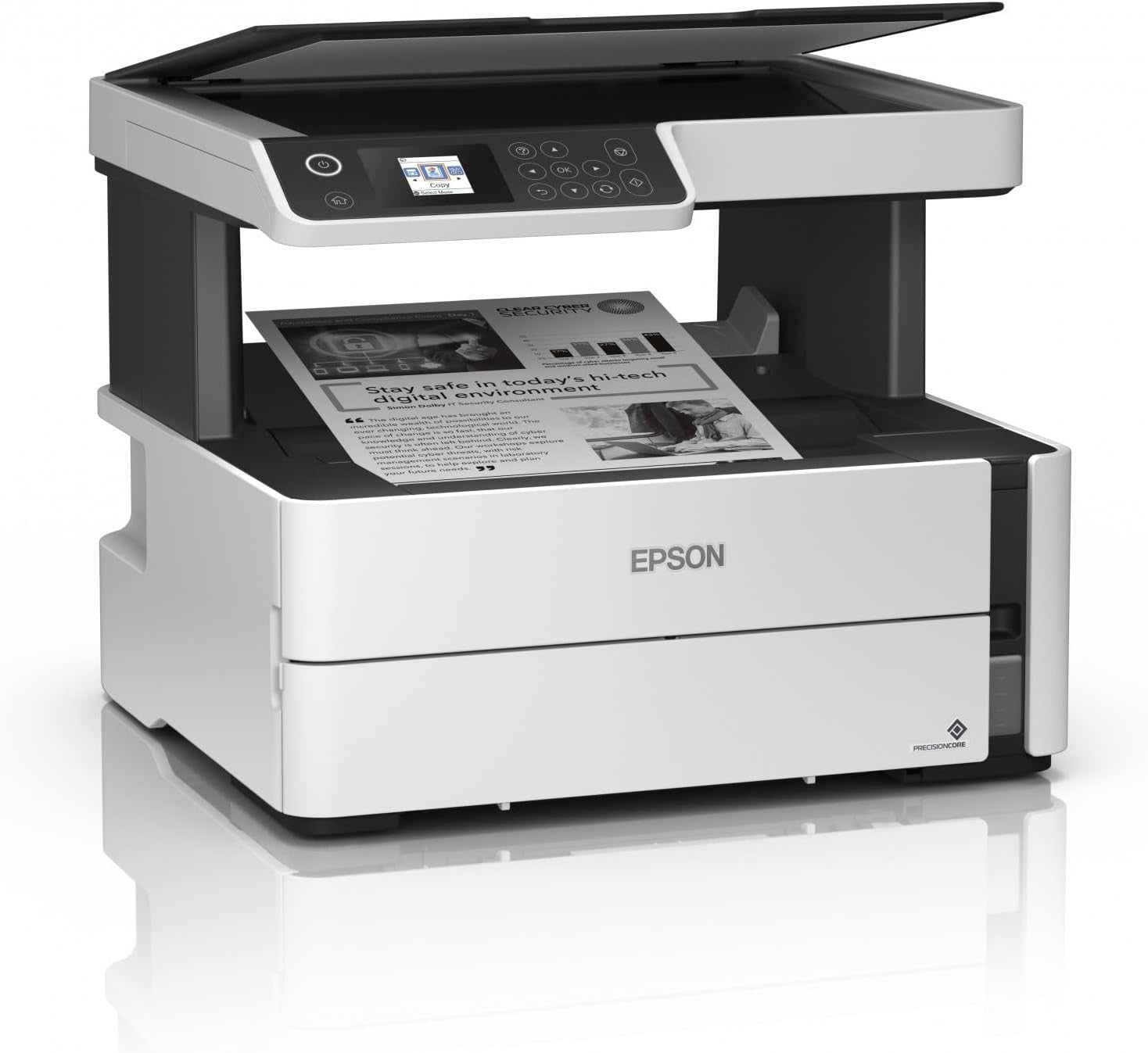 Black EcoTank ET-5170 A4 4-in-1 Wi-Fi Inkjet Printer, Fast & Touchscreen