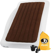 Twin Inflatable Travel Bed 200×110CM Kids Air Mattress w/ Rails & Pump