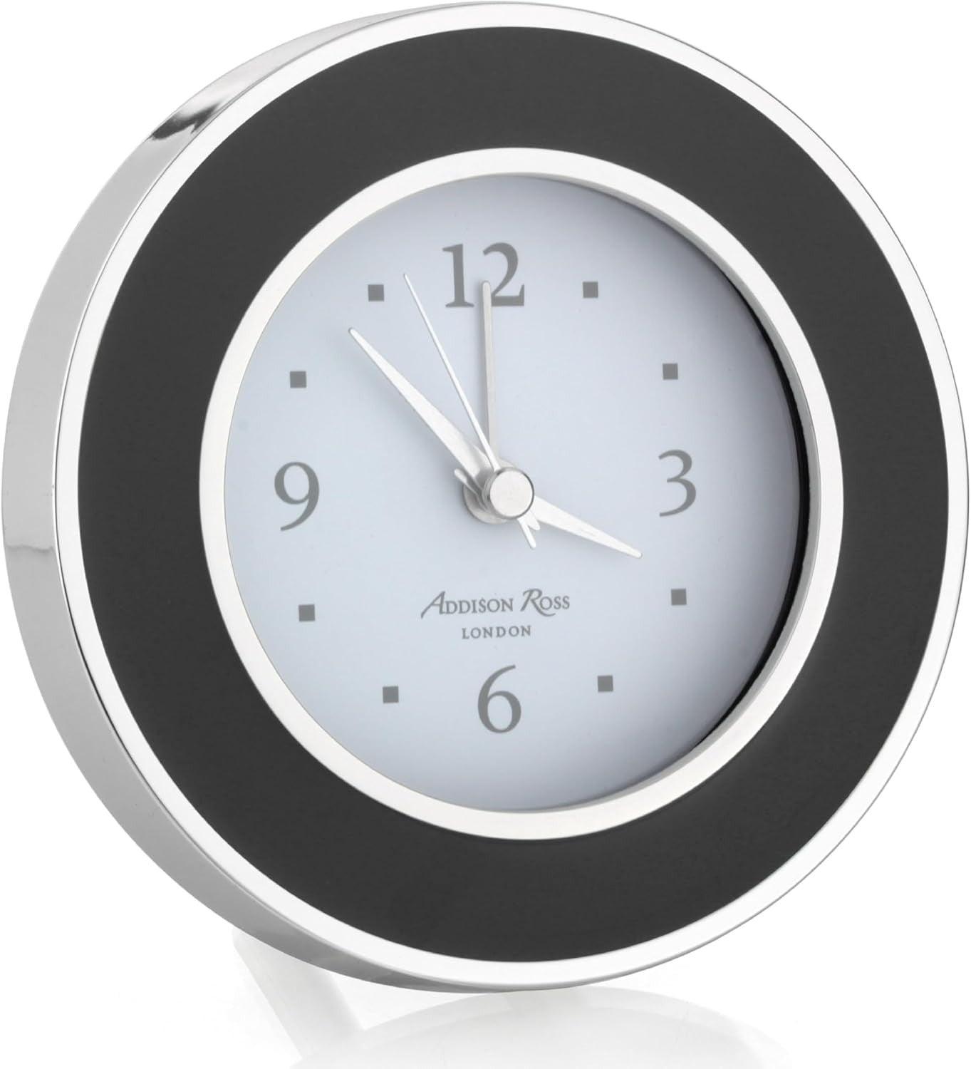 Silent Sweep Battery Alarm Clock Compact Bedside Office Decor