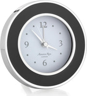 Silent Sweep Battery Alarm Clock Compact Bedside Office Decor