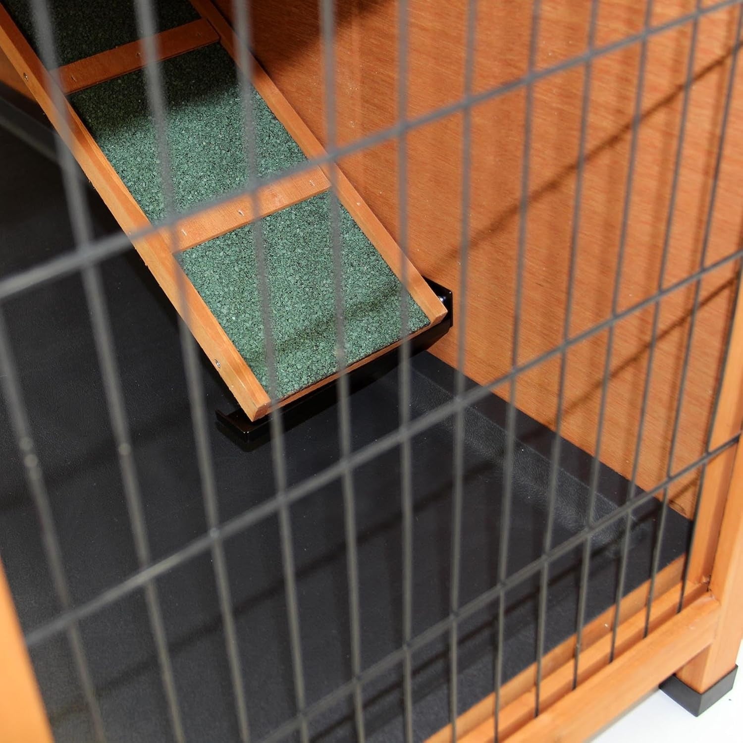 Large Two Tier Wooden Rabbit Hutch Outdoor Weatherproof Small Animal Cage