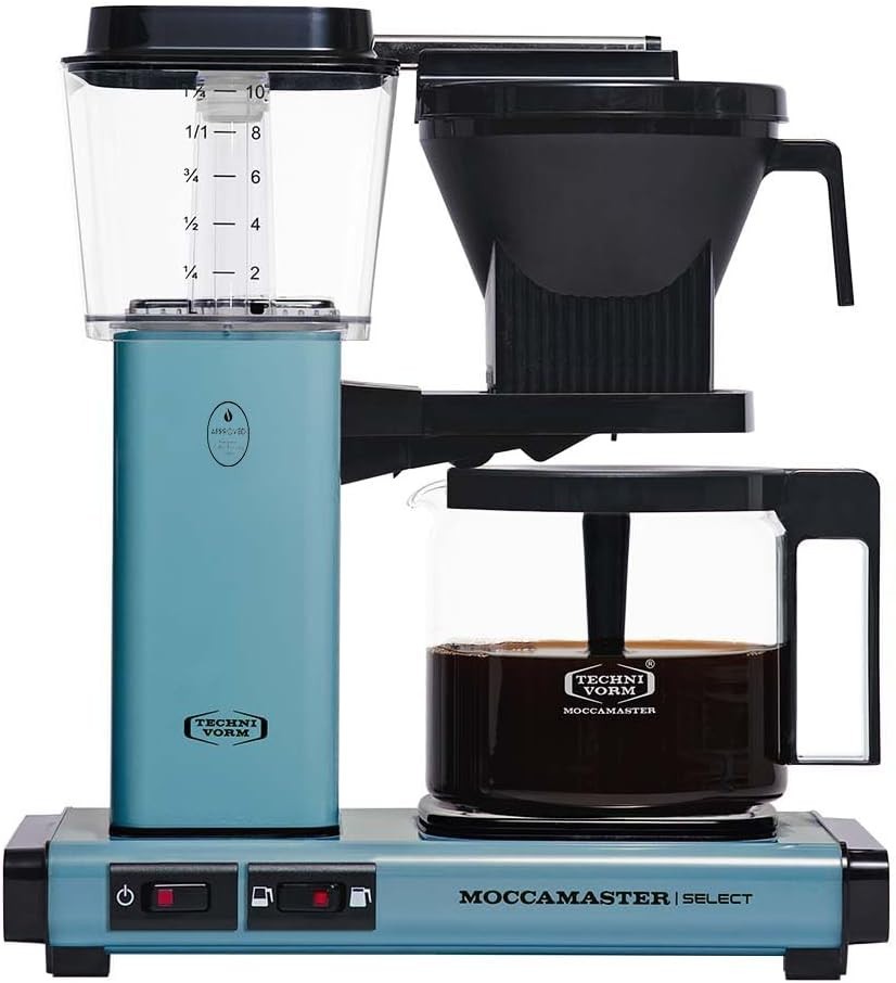 Premium Filter Coffee Machine 1.25L | Fast Brew Drip Maker with Glass Jug UK