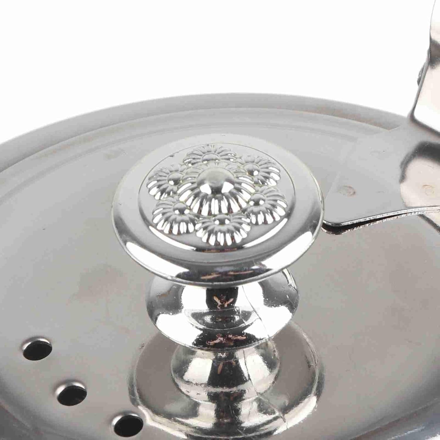 2L Stainless Steel Teapot with Strainer Induction Hob Tea Coffee Pot