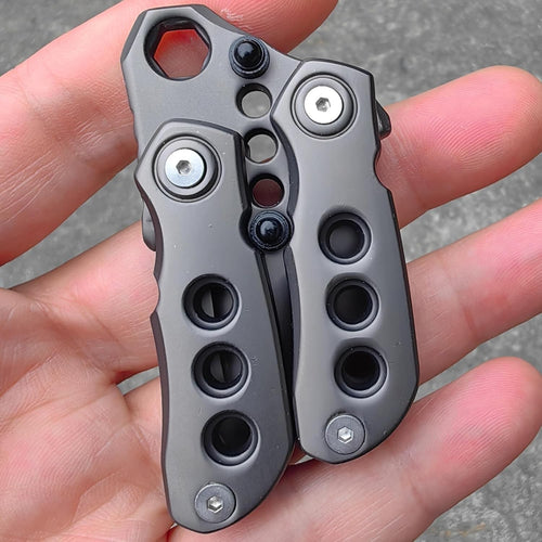 Metal Magnetic Fidget Slider EDC Crowbar Spinner Stress Relief Toy
