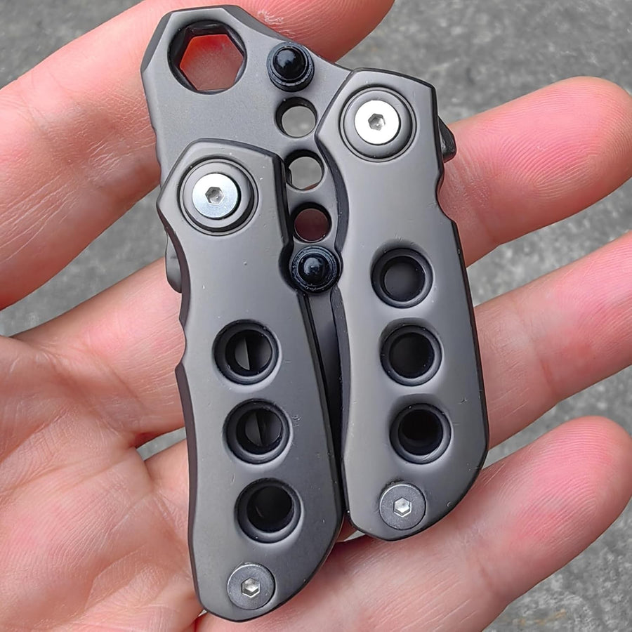 Metal Magnetic Fidget Slider EDC Crowbar Spinner Stress Relief Toy