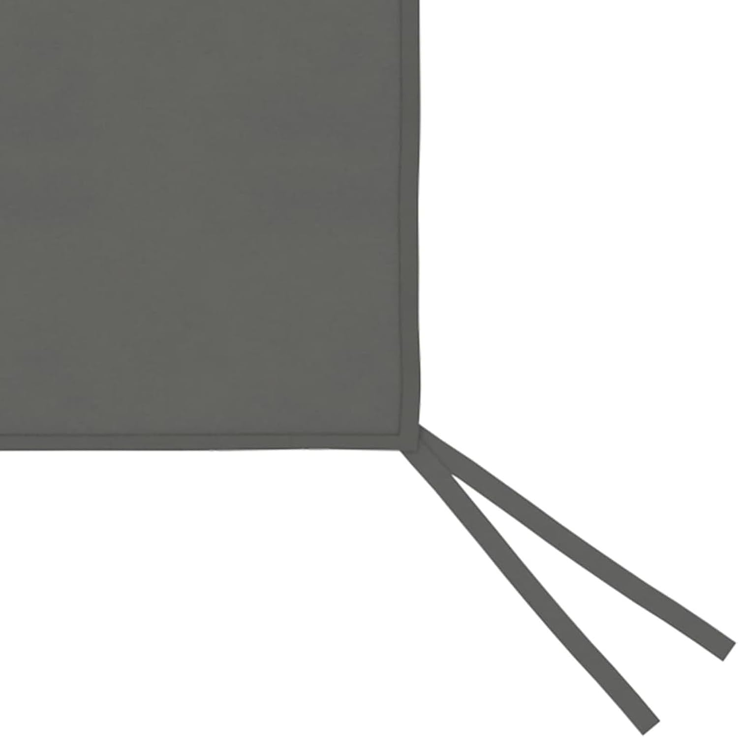 2x Gazebo Sidewalls with Windows Anthracite Waterproof Party Tent Panels