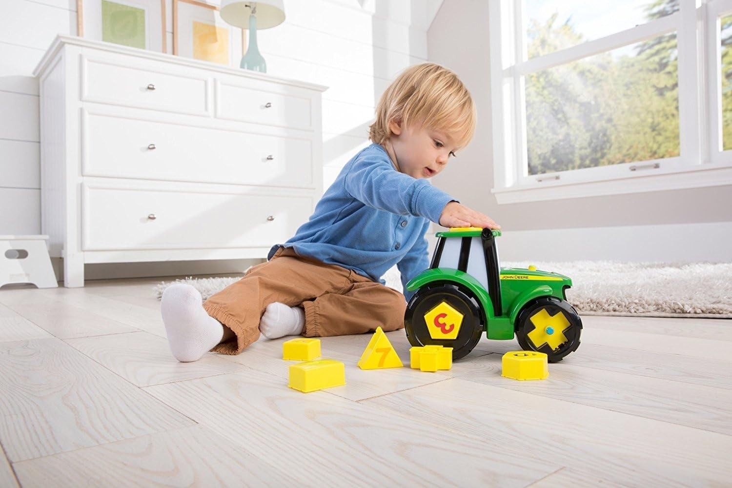 Learn & Pop Johnny Tractor Toy – Farm Playset for Kids 18+ Months