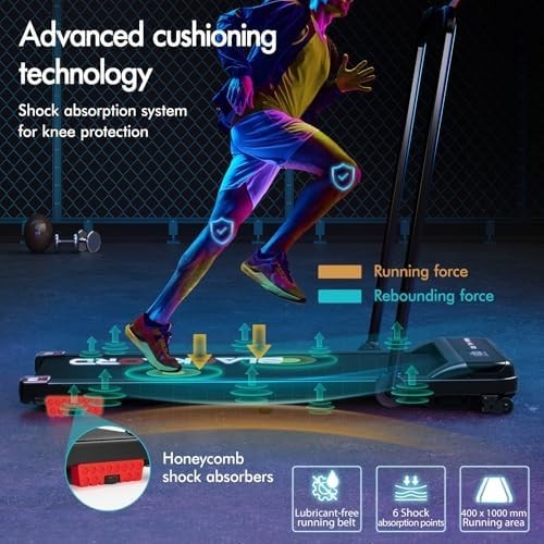 Portable Under Desk Treadmill 3.2HP 4% Incline Foldable Running Pad Home Gym