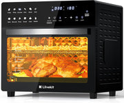 26L Air Fryer Oven Rotisserie Touchscreen 12 Presets 1700W Low Fat XXL