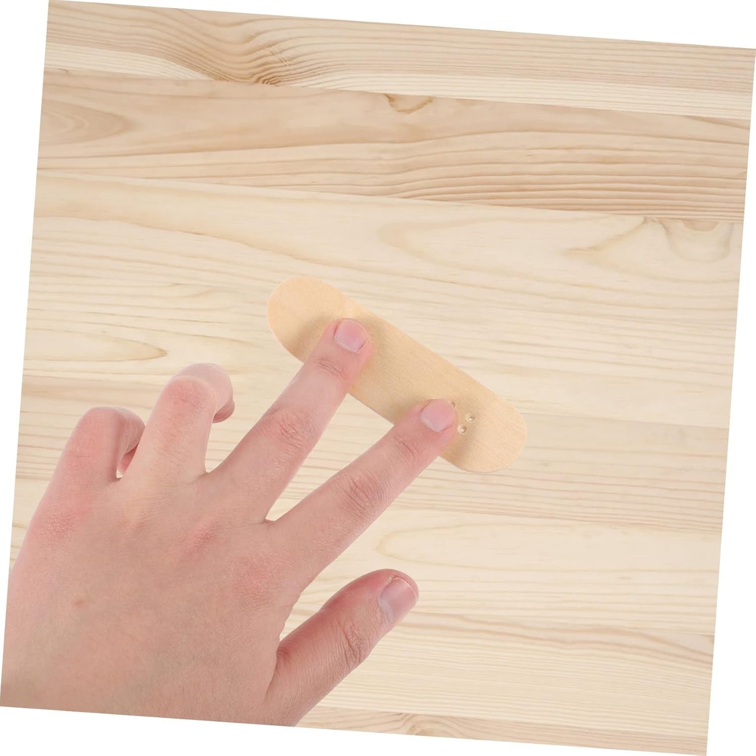 2pcs Mini Finger Skateboards Set DIY Desk Toy Stress Relief Kids Gift