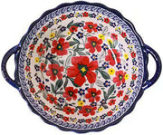 Large Ceramic Soup Bowls With Handles Boho Ramen Curry Set of 2