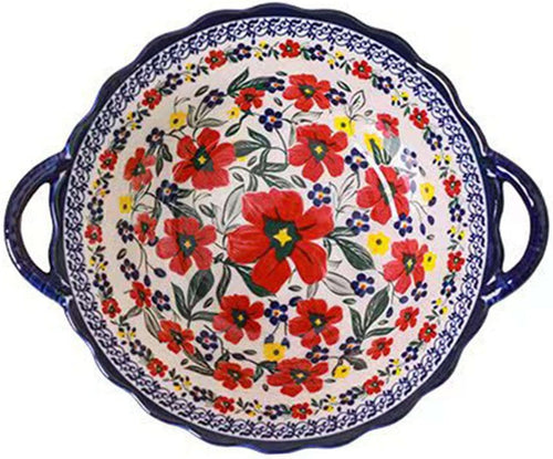Large Ceramic Soup Bowls With Handles Boho Ramen Curry Set of 2