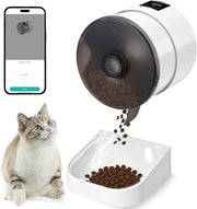Smart WiFi Cat Feeder 3.5L App Control Timed Auto Food Dispenser