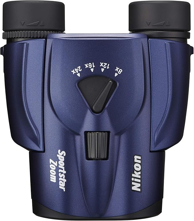 8–24x25 Compact Zoom Binoculars | Lightweight Travel Optics | Portable HD View