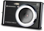 24MP Digital Compact Camera 8X Zoom HD Video LCD Screen Black