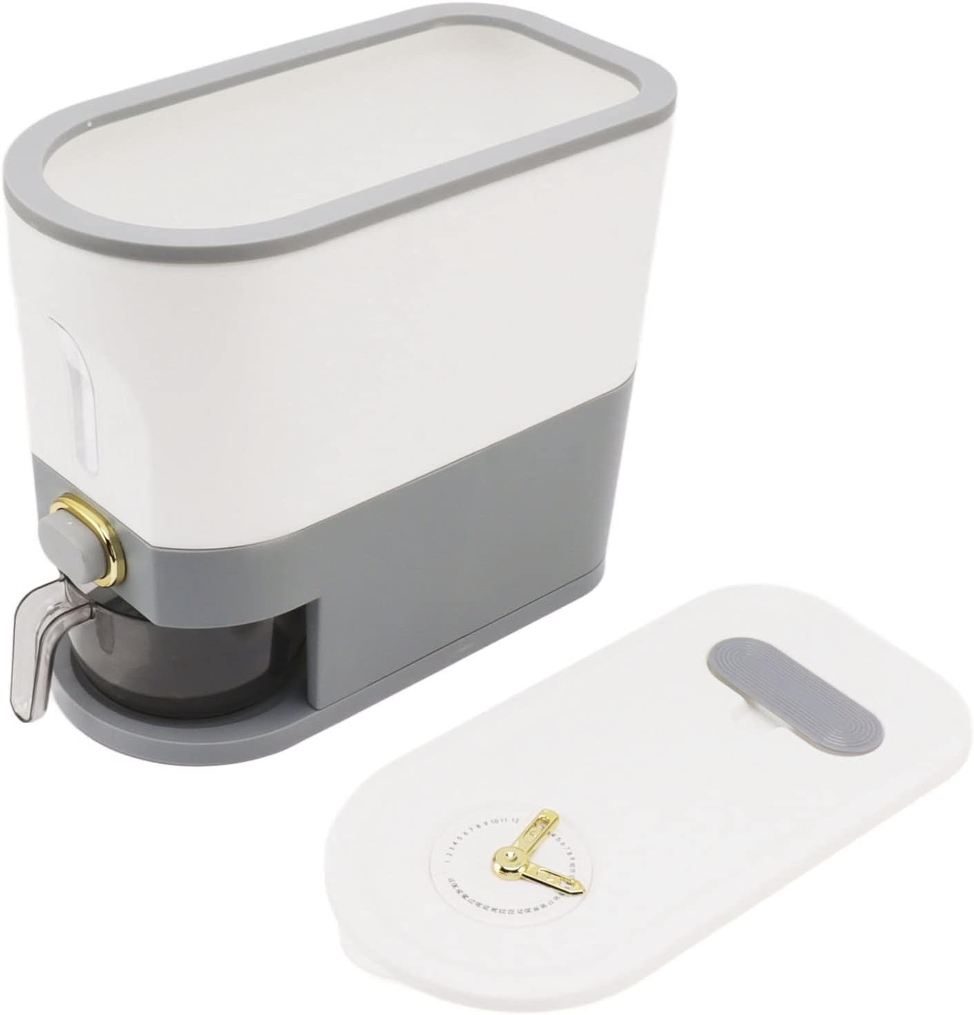 Airtight Rice Dispenser Box Large Capacity Grain Storage Container