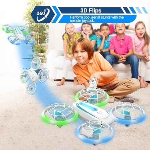 Mini Drone for Kids RC Quadcopter Altitude Hold 3D Flip Toy