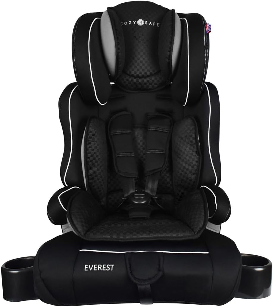 Convertible Child Car Seat Group 1-2-3 9 Months–12 Years High Back Booster