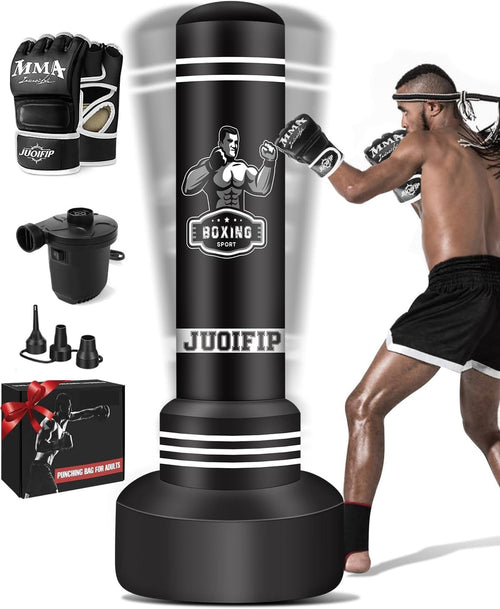 180cm Standing Punch Bag Set Inflatable MMA Kickboxing Fitness