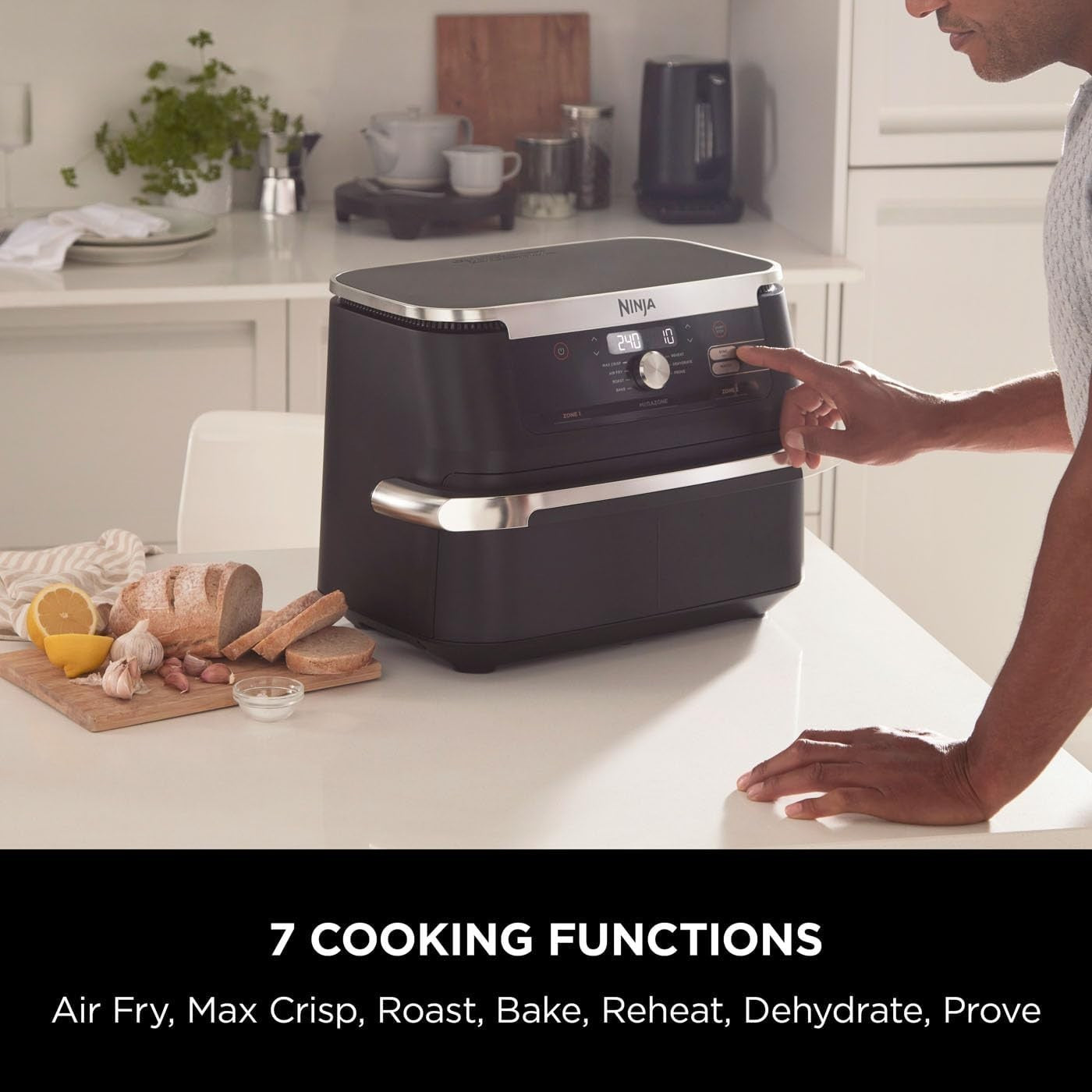10.4L Dual Zone Mega Air Fryer | FlexDrawer XL | 7-in-1 Fast Family Cooker