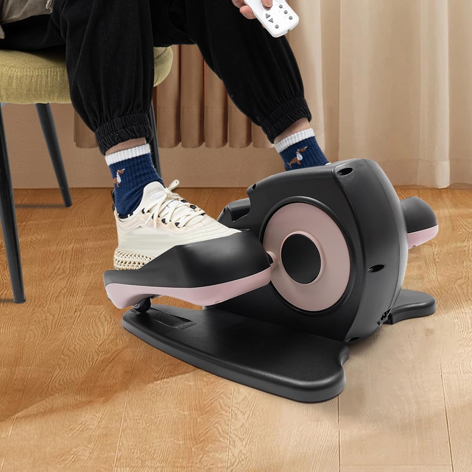 Under Desk Elliptical Machine Quiet Pedal Exerciser for Home Office