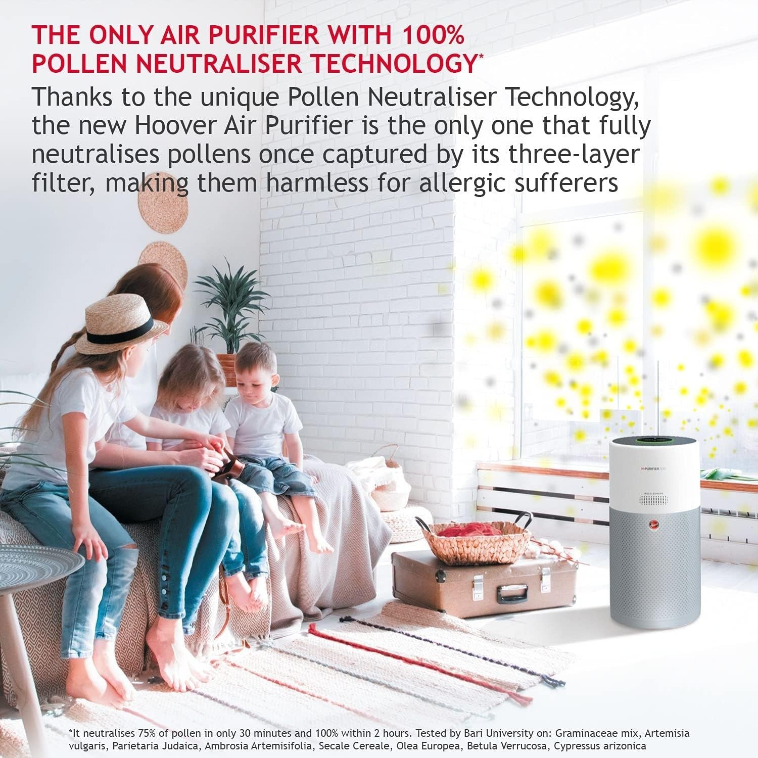 HEPA Air Purifier Diffuser 99.97% Allergy Pollen Fast Clean Quiet Sleep