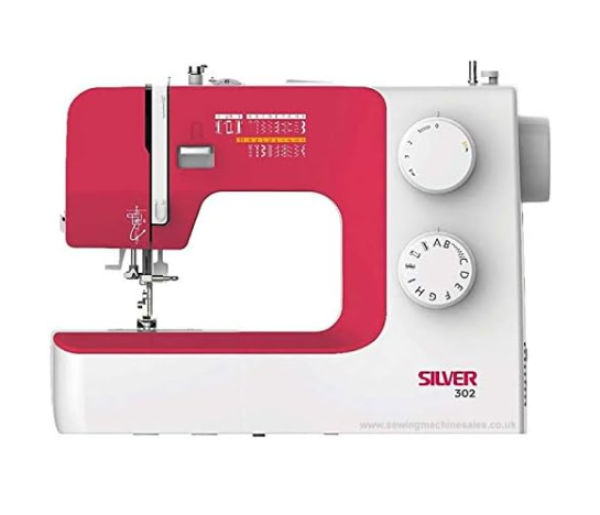 Electric Sewing Machine Portable Silver Household Sewing Machine
