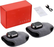 3-in-1 Heated Foot Massager with Ankle Brace 3 Vibration Modes Portable
