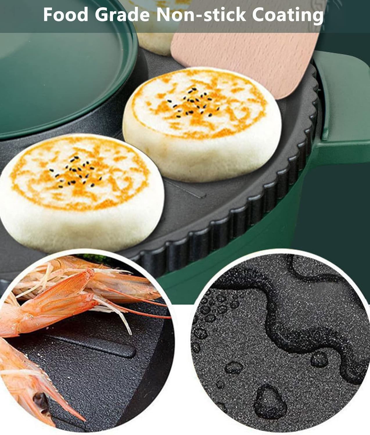 Korean BBQ Electric Grill With Hot Pot 2-in-1 Non-Stick Tabletop Cooker 1500W