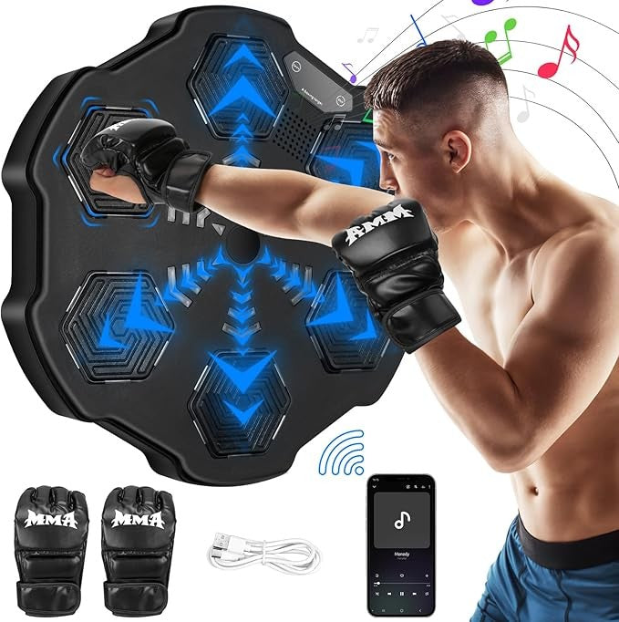 Smart Music Boxing Machine LED Wall Target Interactive Reaction Trainer