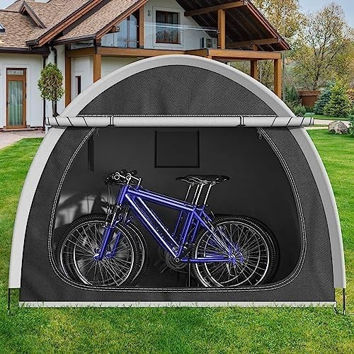 Waterproof Bike Storage Tent 3-4 Bikes Outdoor Green Garden Shed