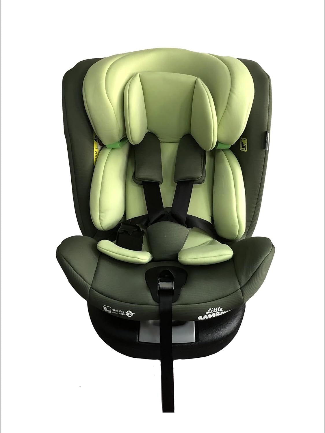 360° Rotating i-Size Car Seat ISOFIX R129 0–36kg Birth to 12 Years Green