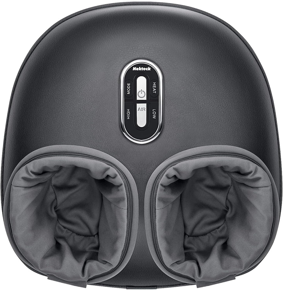 Foot Massager with Heat, Shiatsu Deep Kneading & Air Compression Therapy