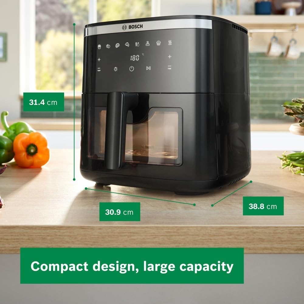 7.2L XXL Air Fryer Viewing Window Dual Heating 7 Presets Touchscreen