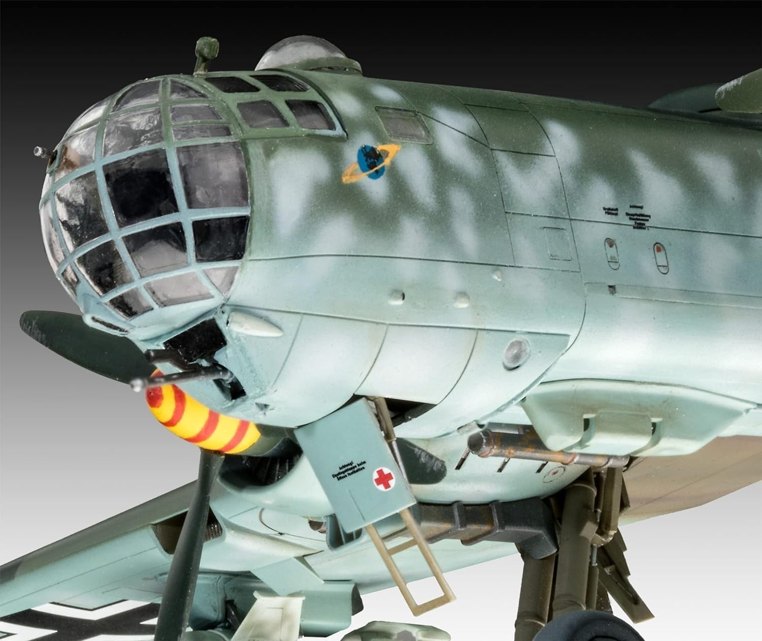 1:72 Scale He177 A-5 WWII Aircraft Model Kit | Unpainted Plastic Build Set
