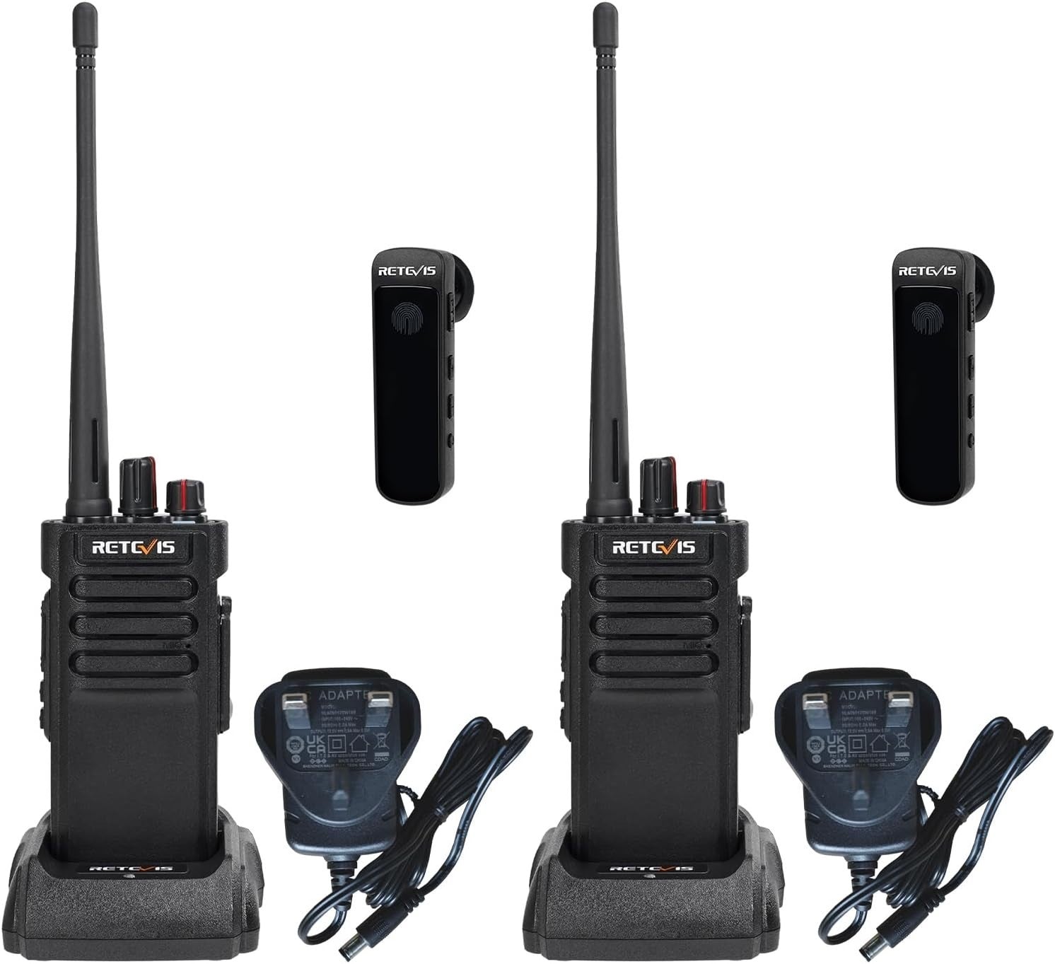 DMR Digital Walkie Talkies IP67 Waterproof Long Range Wireless Earpiece