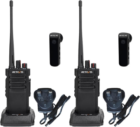 DMR Digital Walkie Talkies IP67 Waterproof Long Range Wireless Earpiece