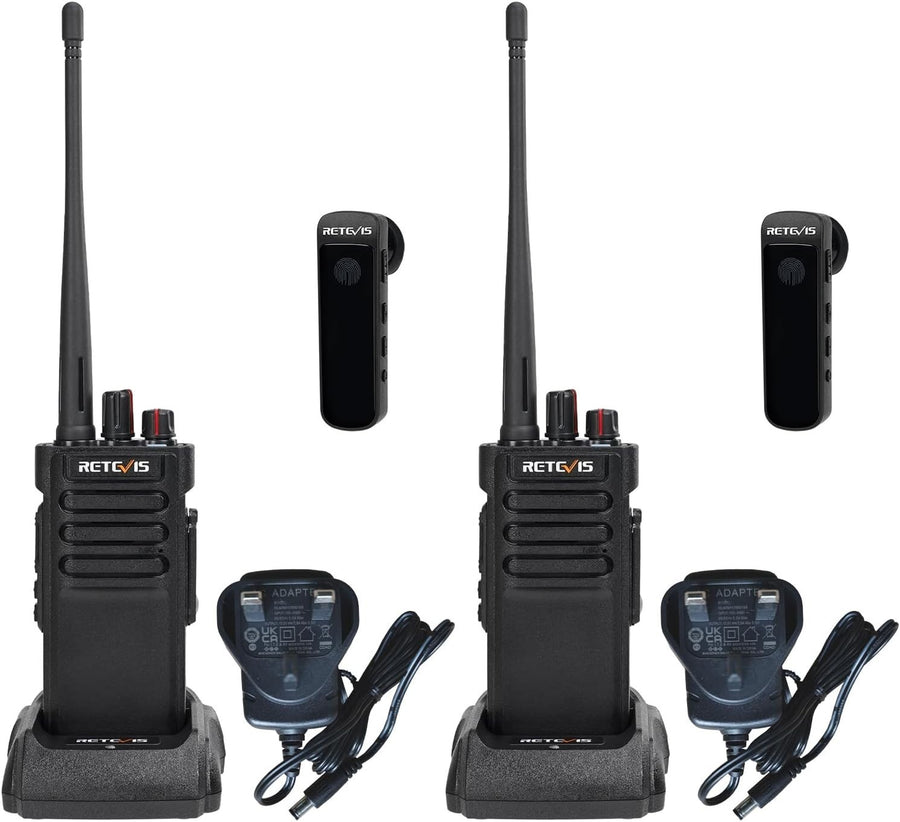 DMR Digital Walkie Talkies IP67 Waterproof Long Range Wireless Earpiece