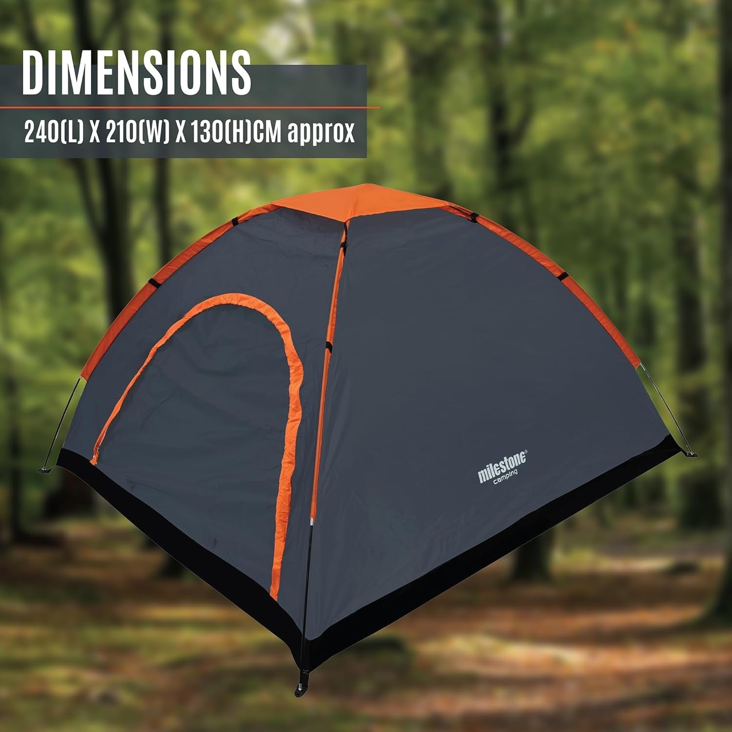 4 Person Camping Tent Waterproof Lightweight Festival Dome