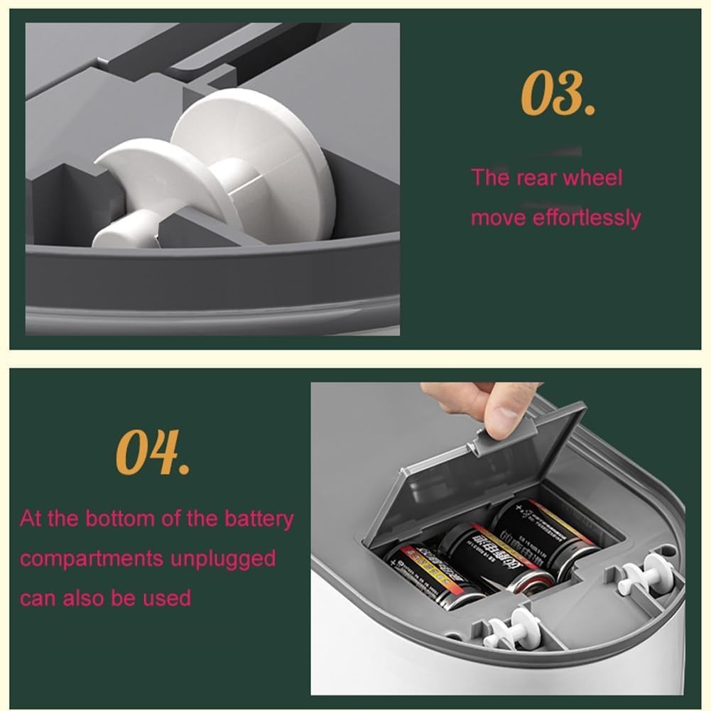 10KG Intelligent Electric Rice Dispenser Airtight Automatic Storage Bin
