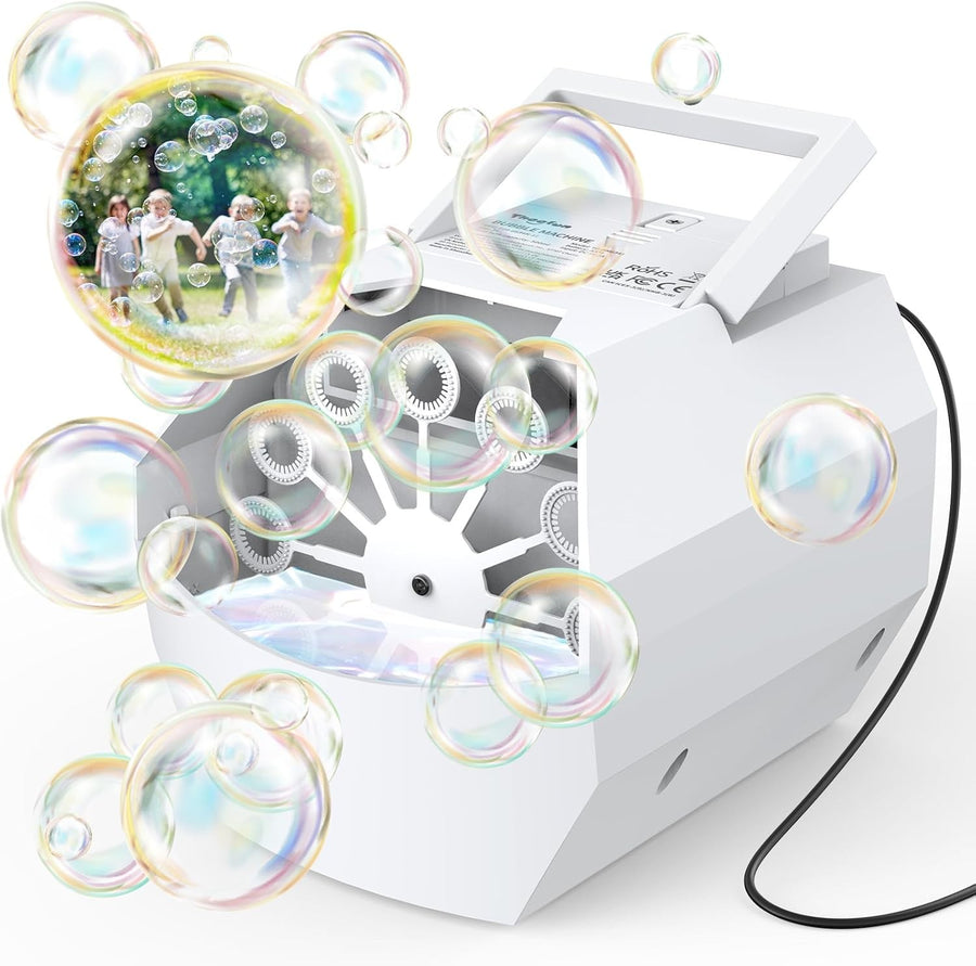 Bubble Machine 500ml Portable USB Battery Party Toy