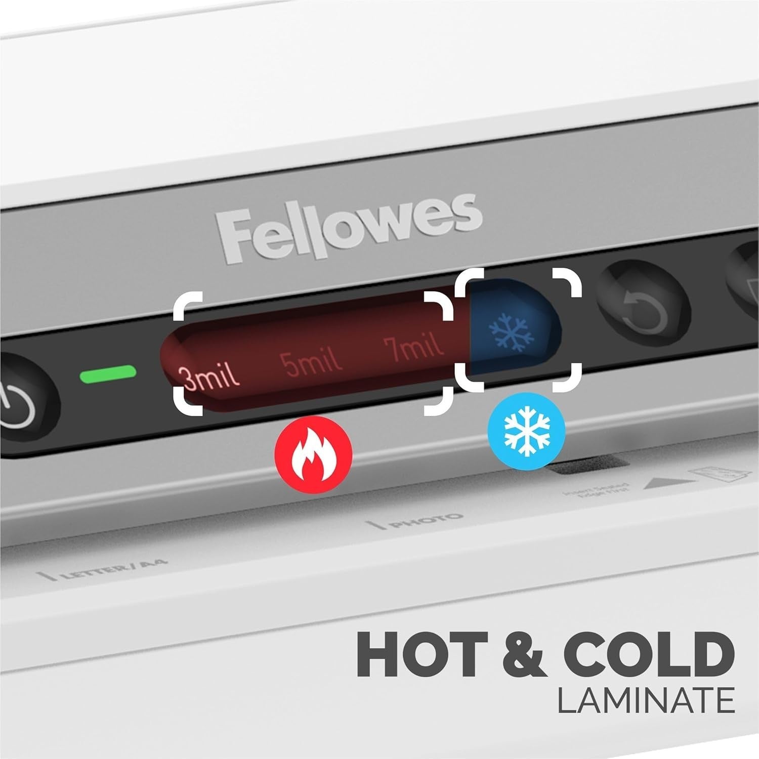 12.5” Laminator 60s Warm-Up Hot Cold Anti-Jam Fast 7 Mil