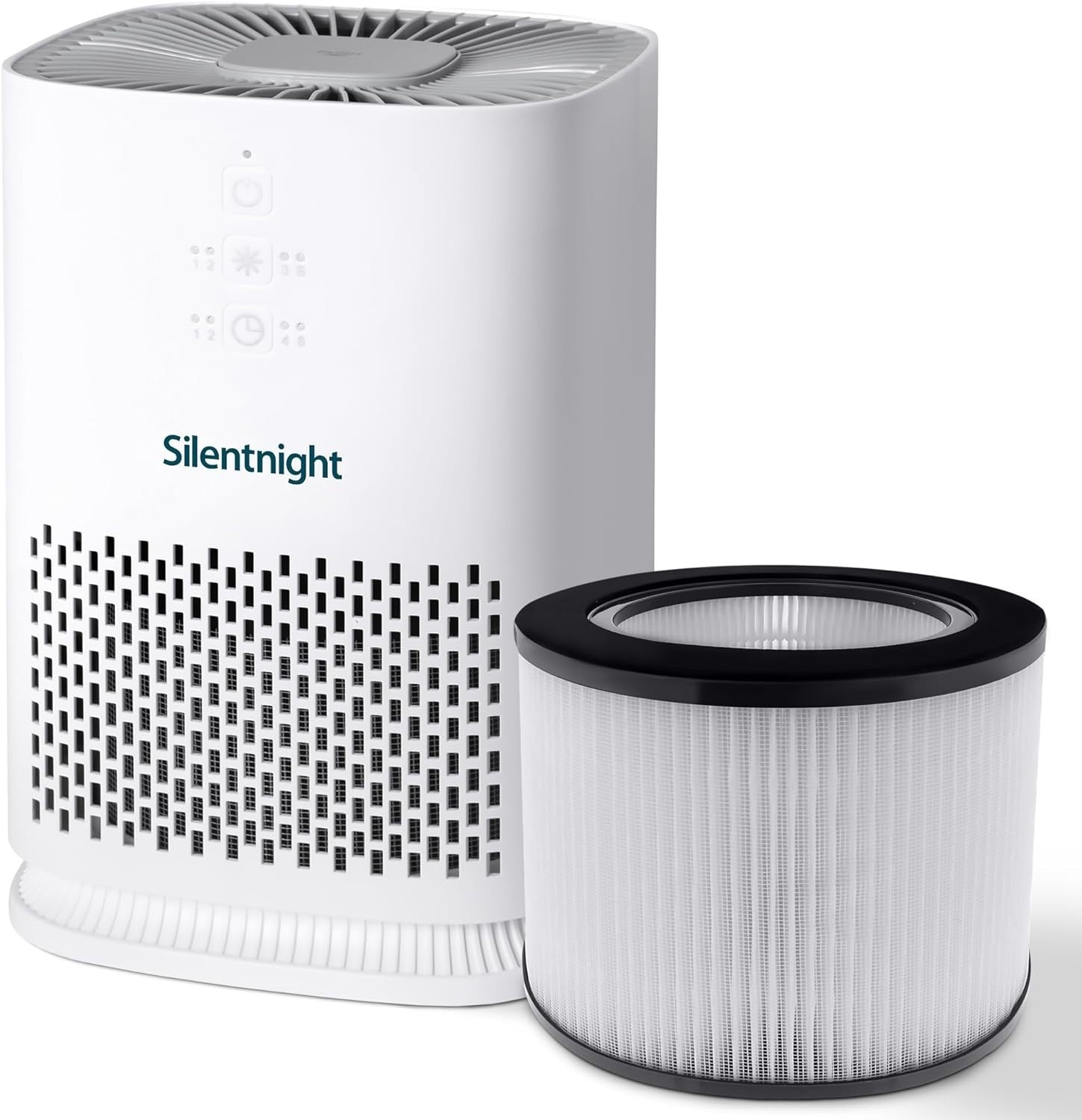 Ultra Quiet HEPA Air Purifier + Spare Filter Bedroom Sleep Timer