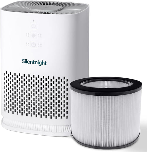 Ultra Quiet HEPA Air Purifier + Spare Filter Bedroom Sleep Timer