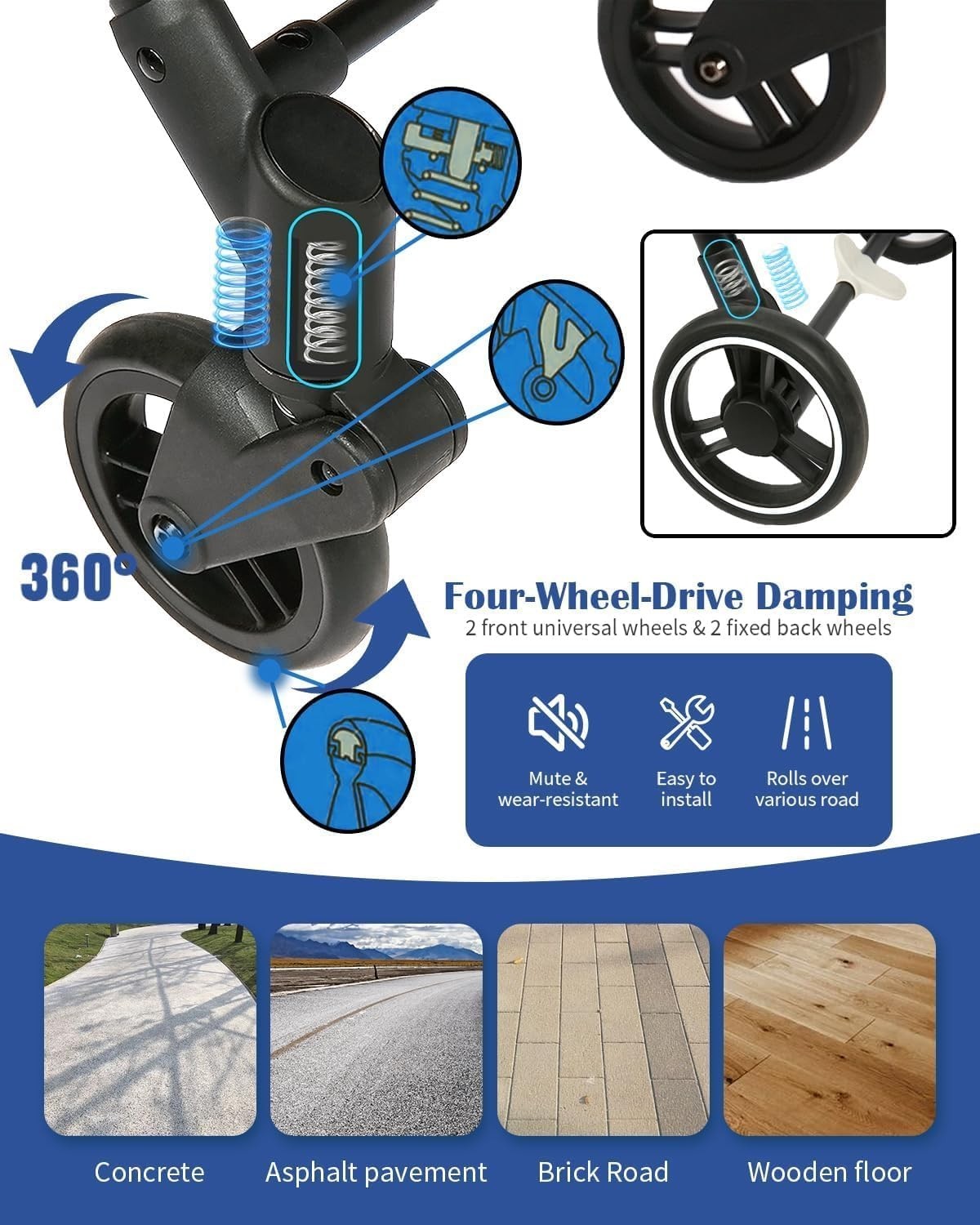 70L Foldable Shopping Trolley with Insulated Liner & Wheels for Groceries