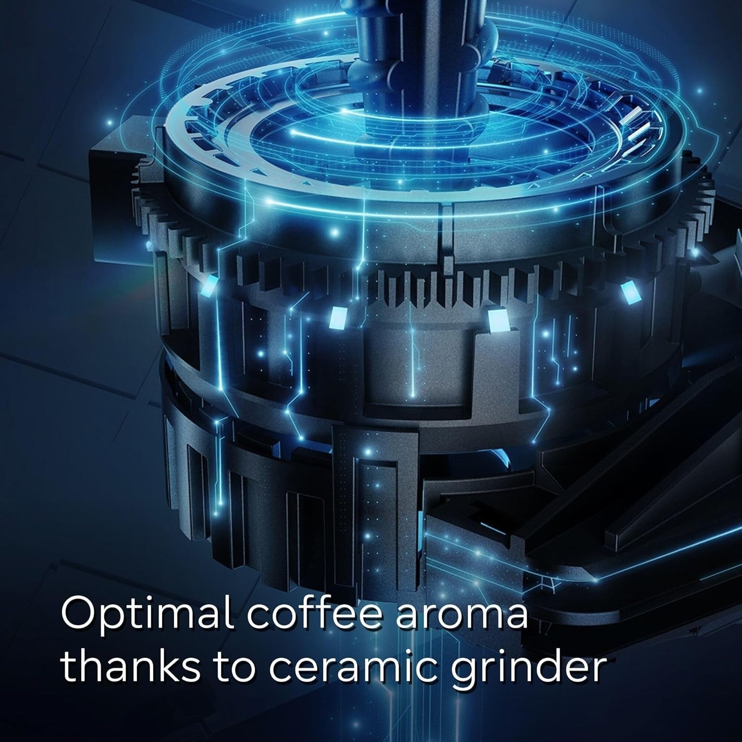 Smart Bean-to-Cup Coffee Maker Auto Milk Clean One-Touch Drinks