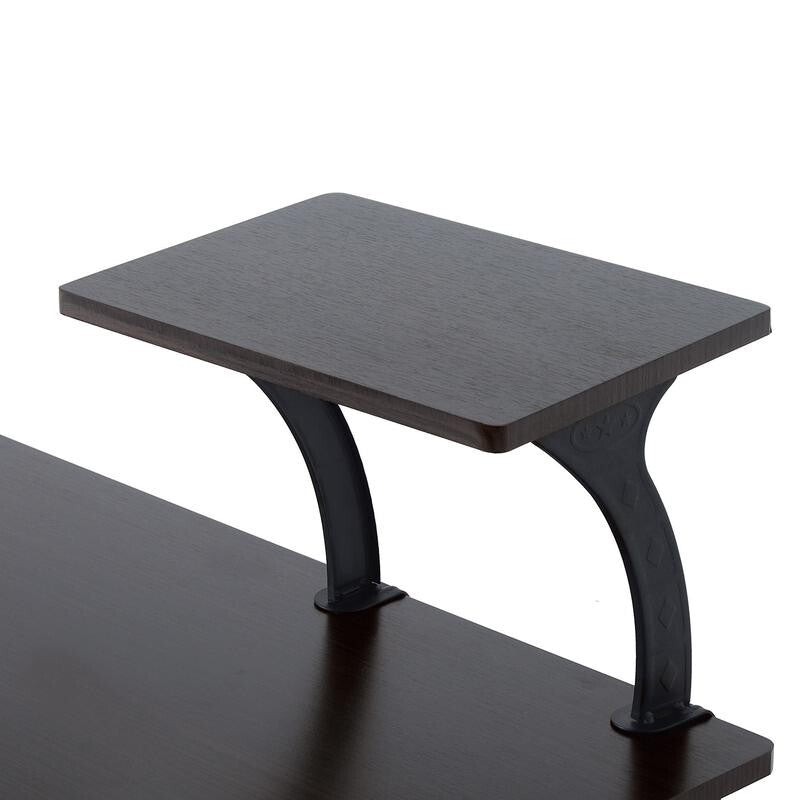 PC Computer Desk with Keyboard Tray & Storage – Home Office Table