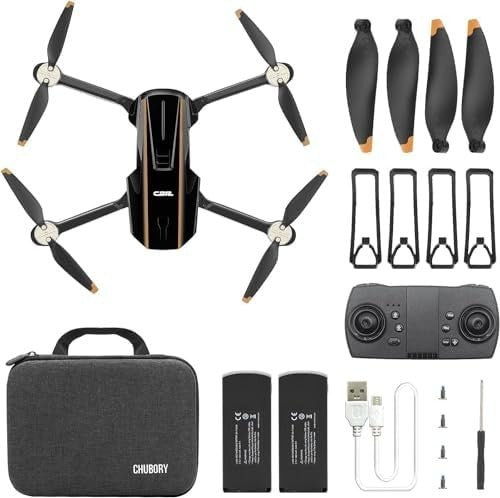 Brushless Drone with 2K HD Camera, 36min Flight, 3D Flips, Beginner