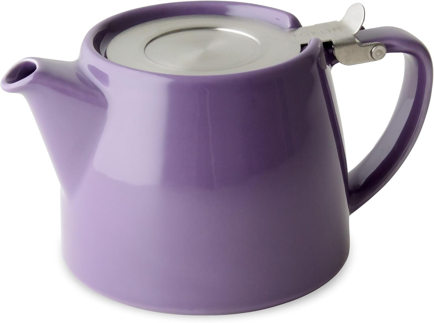 Ceramic Teapot with Infuser 530ml Purple Tea Pot Dishwasher Safe